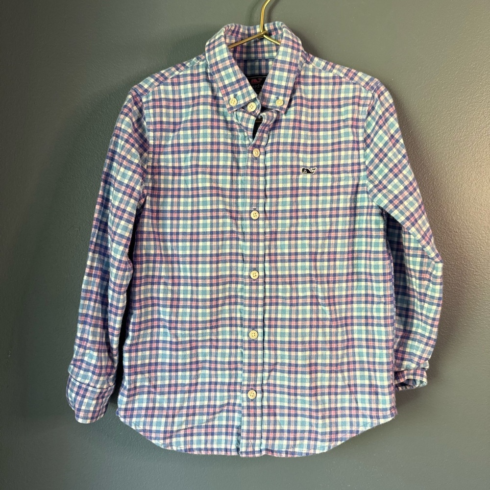 Vineyard Vines Kids‎ Flannel Whale Shirt
